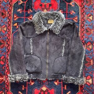 Vintage Y2K Point Zero Faux Fur Penny Lane Jacket